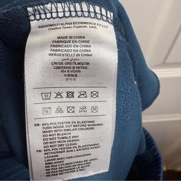 Squatwolf She Wolf Do Knot Joggers Size XL Green Blue GUC - Picture 6 of 6